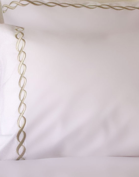 Collection Lacet Linge de maison en coton égyptien Angie Marrakech