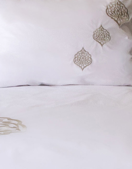 Linge de lit d'exception à Marrakech Angie