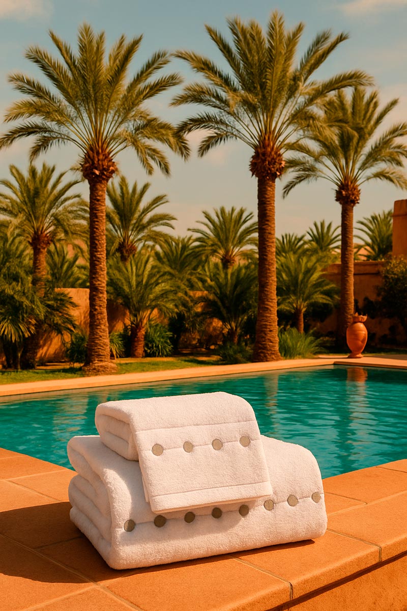 Linge de bain Collection Pearl Angie Marrakech