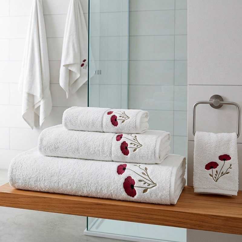 Linge de bain Marrakech Angie Collection Coquelicot